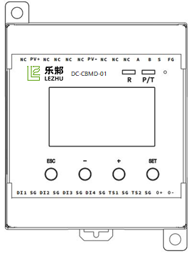 DC-CBMD-F 汇流箱监控主机前面板